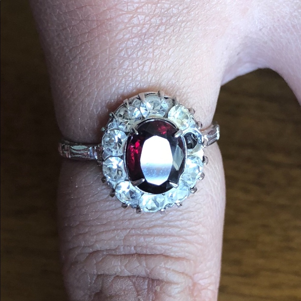 Antique Art Deco Pre (1930’s) Sterling Silver Ring